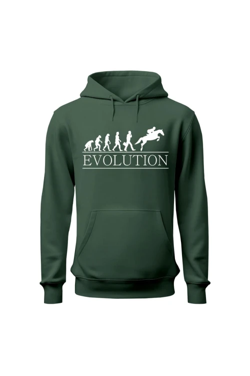 Bluza damska z kapturem Evolution - zielona