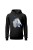 Bluza damska z kapturem Siwy - czarna