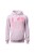 Bluza damska z kapturem z nadrukiem LOVE - różowa