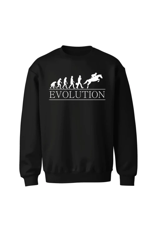 Bluza bez kaptura Evolution - czarna