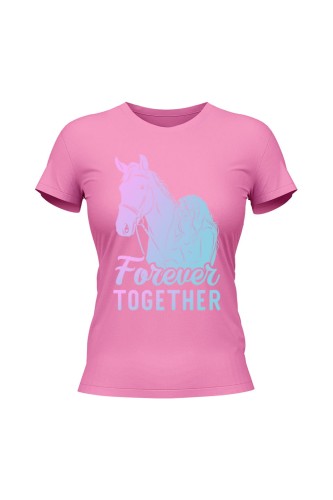 Koszulka damska Forever Together - różowa