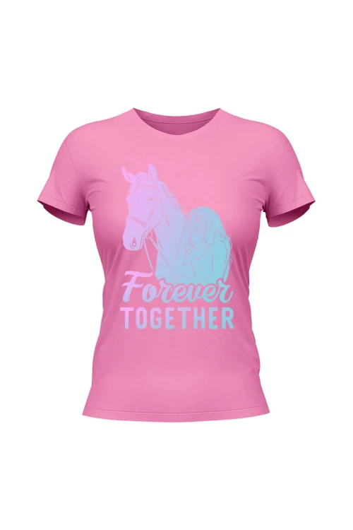 Koszulka damska Forever Together - różowa