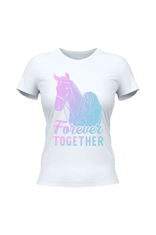 Koszulka damska Forever Together - biała
