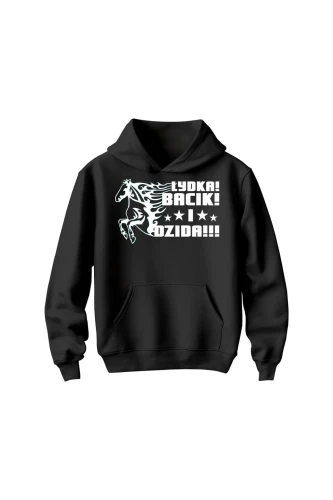 Bluza dziecięca z kapturem Łydka bacik i dzida