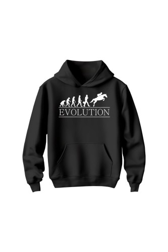 Bluza dziecięca z kapturem Evolution - czarna