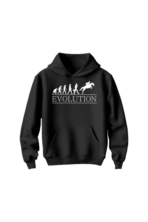 Bluza dziecięca z kapturem Evolution - czarna