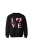 Bluza dziecięca bez kaptura z nadrukiem LOVE - czarna