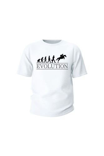 Koszulka dziecięca Evolution - biała