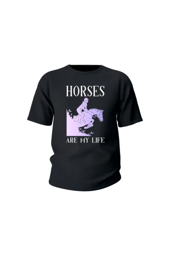 Koszulka dziecięca Horses Are My Life