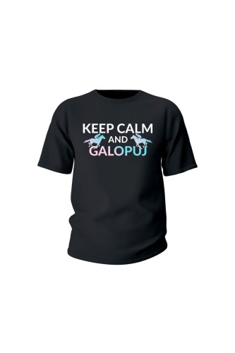 Koszulka dziecięca Keep Calm - czarna