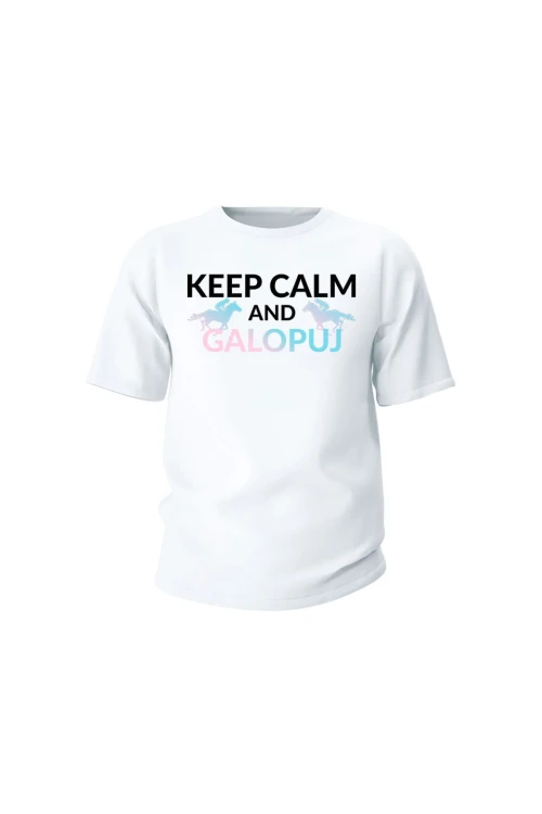 Koszulka dziecięca Keep Calm - biała
