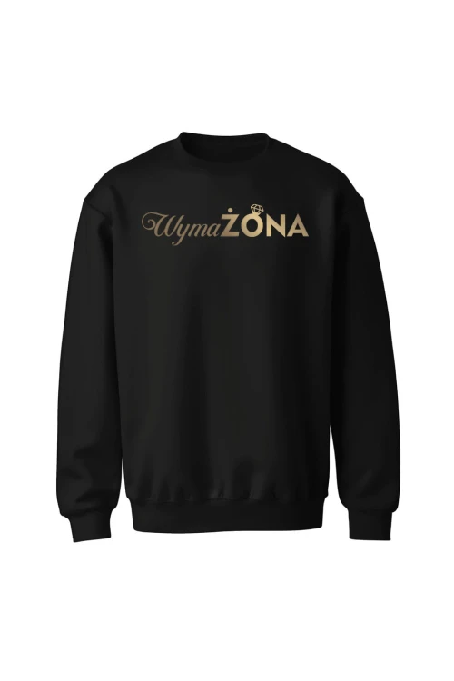 Bluza bez kaptura WymaŻONA - czarna