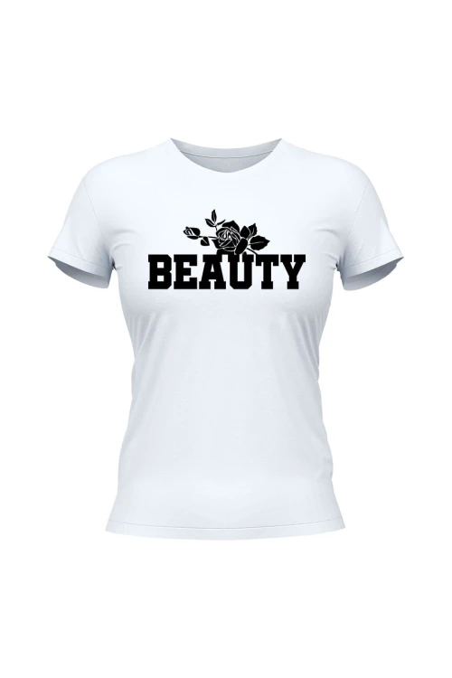 Koszulka damska Beauty - biała