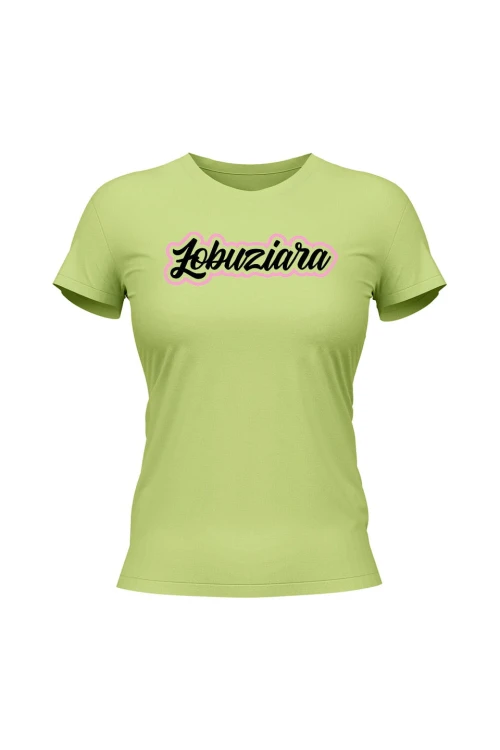 Koszulka damska Łobuziara - limonka