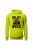 Bluza męska z kapturem Silny Kawał Byka - limonka