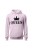 Bluza damska z kapturem Queen - różowa