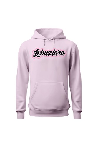 Bluza damska z kapturem Łobuziara - różowa