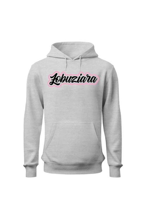 Bluza damska z kapturem Łobuziara - szara