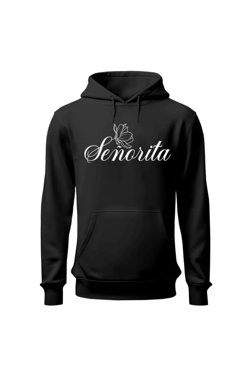 Bluza damska z kapturem Senorita - czarna