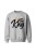 Bluza bez kaptura The king - szara