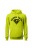 Bluza męska z kapturem Super Tata Super Man - limonka
