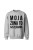 Bluza bez kaptura Moja Żona to szczęściara - szara