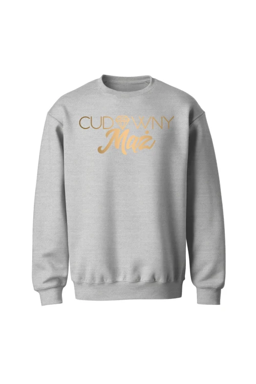Bluza bez kaptura Cudowny Mąż - szara