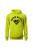 Bluza męska z kapturem Super wujek - limonka
