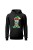 Bluza męska z kapturem Tata elf - czarna