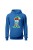 Bluza męska z kapturem Tata elf - niebieska