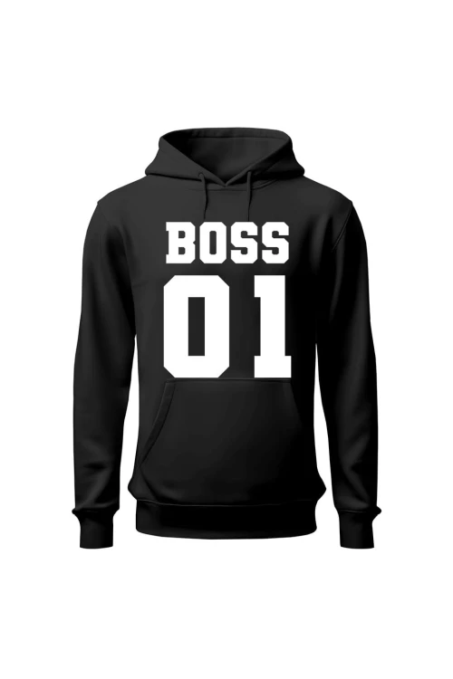 Bluza męska z kapturem Boss 01 - czarna