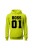 Bluza męska z kapturem Boss 01 - limonka