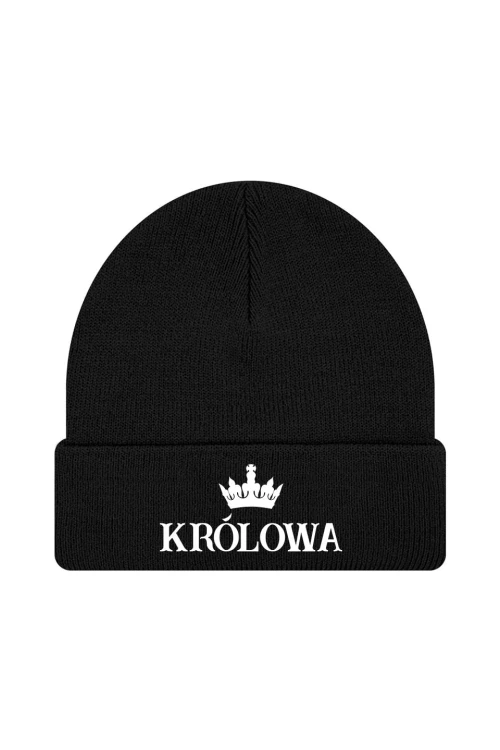 Czapka zimowa Królowa - czarna