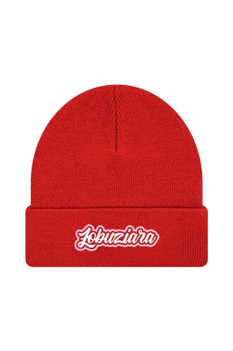 Czapka zimowa Łobuziara - czerwona