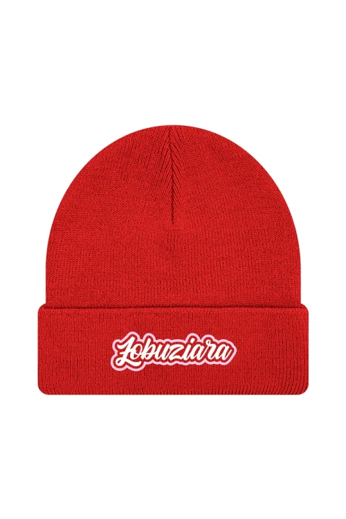 Czapka zimowa Łobuziara - czerwona