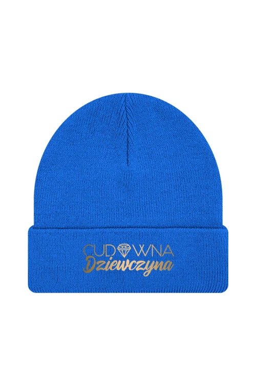 Czapka zimowa Cudowna dziewczyna - niebieska