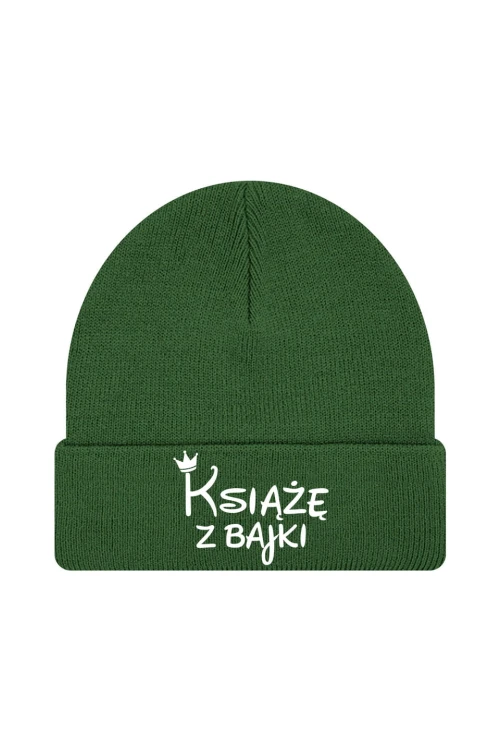 Czapka zimowa Książę z bajki - ciemnozielona