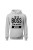 Bluza męska z kapturem Im the boss im never wrong - szara