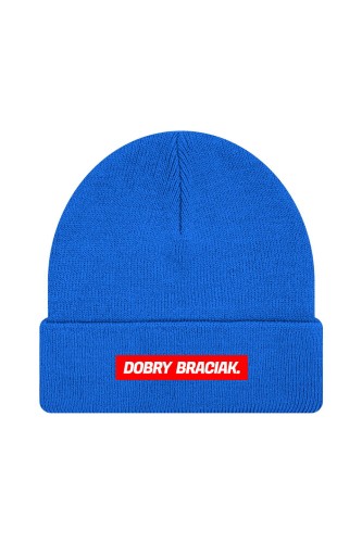 Czapka zimowa Dobry braciak - niebieska