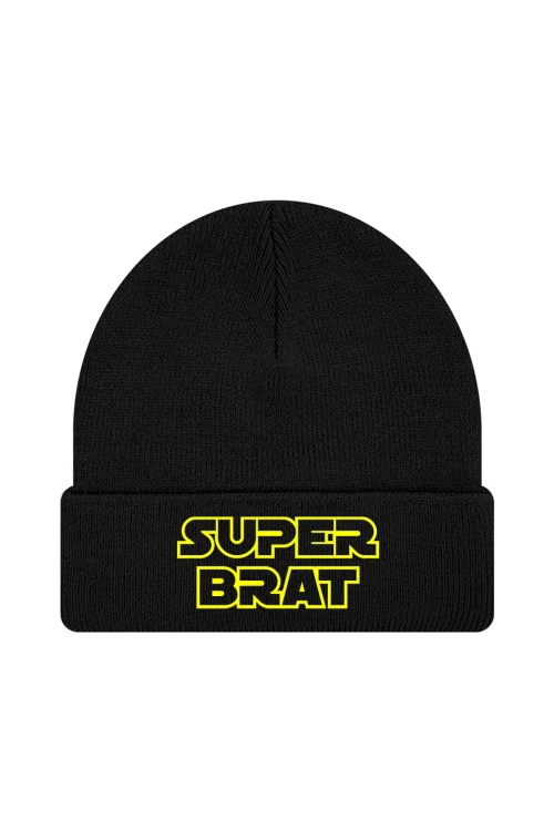 Czapka zimowa Super brat - czarna