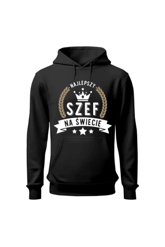 Bluza męska z kapturem Najlepszy szef na świecie