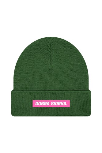 Czapka zimowa Dobra siorka - ciemnozielona