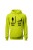 Bluza męska z kapturem Twoja żona vs Moja żona joga - limonka