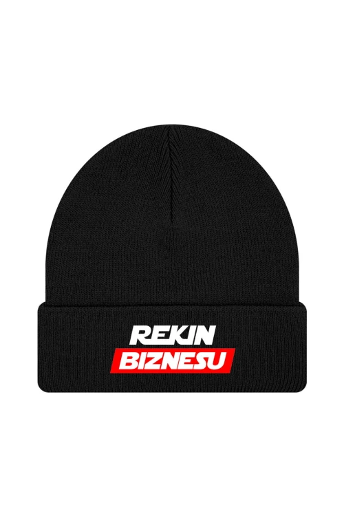 Czapka zimowa Rekin biznesu - czarna