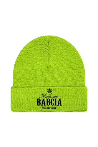 Czapka zimowa Królowa babcia pierwsza