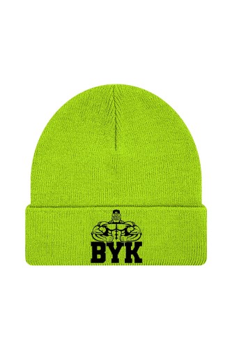 Czapka zimowa Byk - limonka