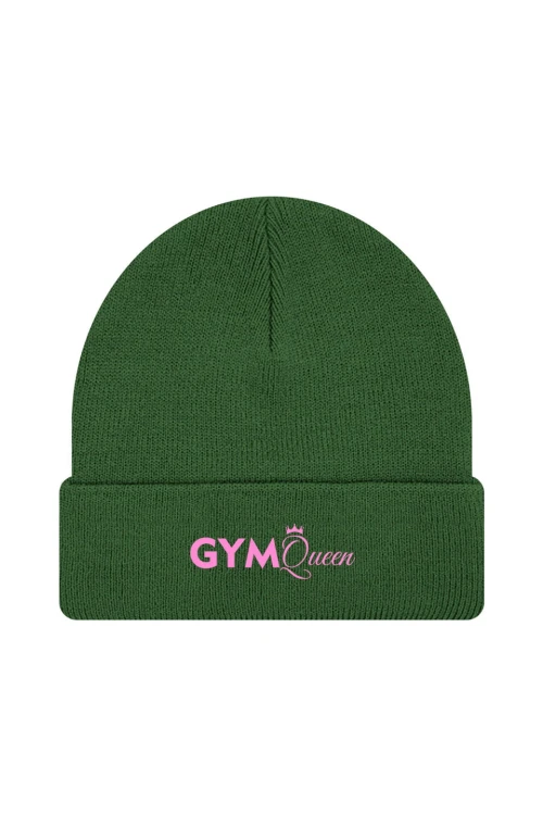 Czapka zimowa Gym Queen - ciemnozielona