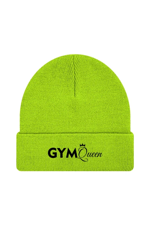Czapka zimowa Gym Queen - limonka