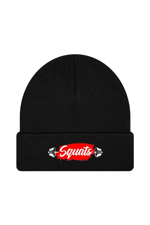 Czapka zimowa Squats - czarna