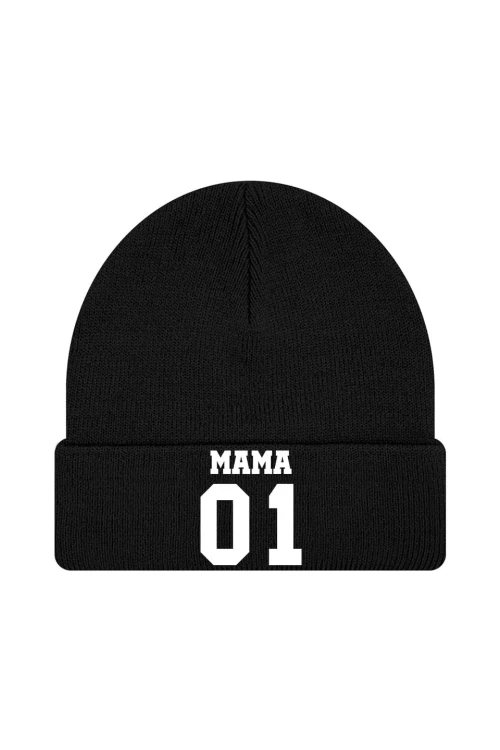 Czapka zimowa Mama 01 - czarna